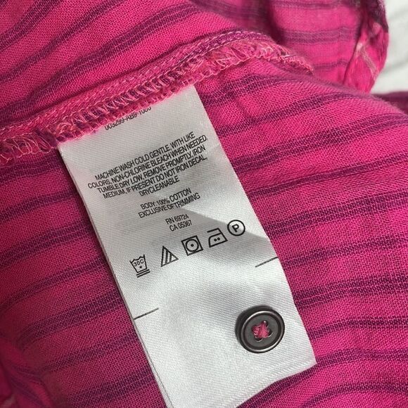 Columbia Cotton Flannel Plaid Button Down Shirt Top Oversized XS - Picture 7 of 7